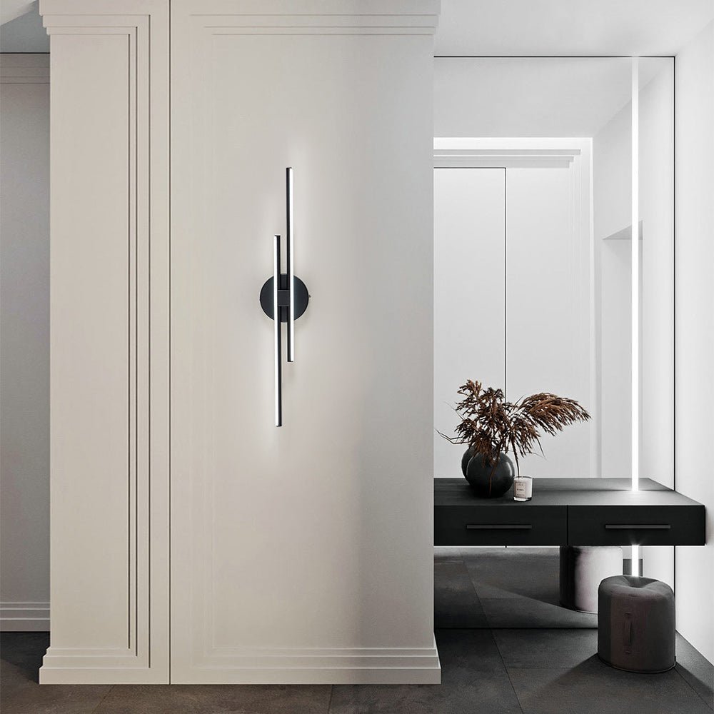 Vesira Modern Linear Metal LED Wall Sconce Vanity Light