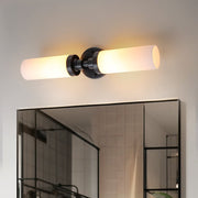 Ornuvyr Modern Cylinder Opal Glass Vanity Wall Lamp
