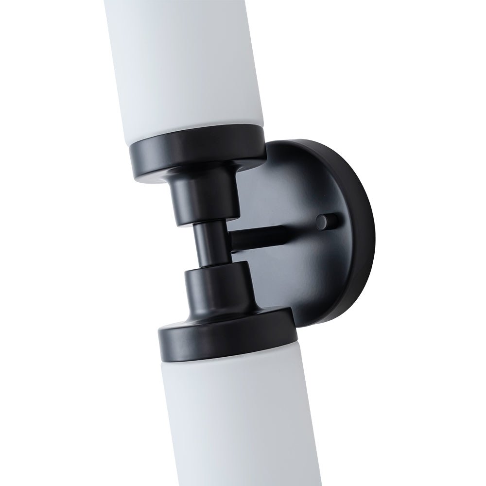 Ornuvyr Modern Cylinder Opal Glass Vanity Wall Lamp