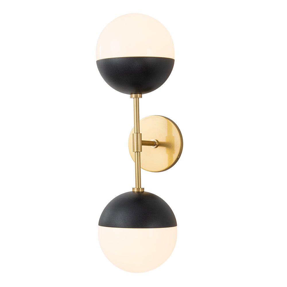Ulfulix Modern Opal Glass Wall Sconce