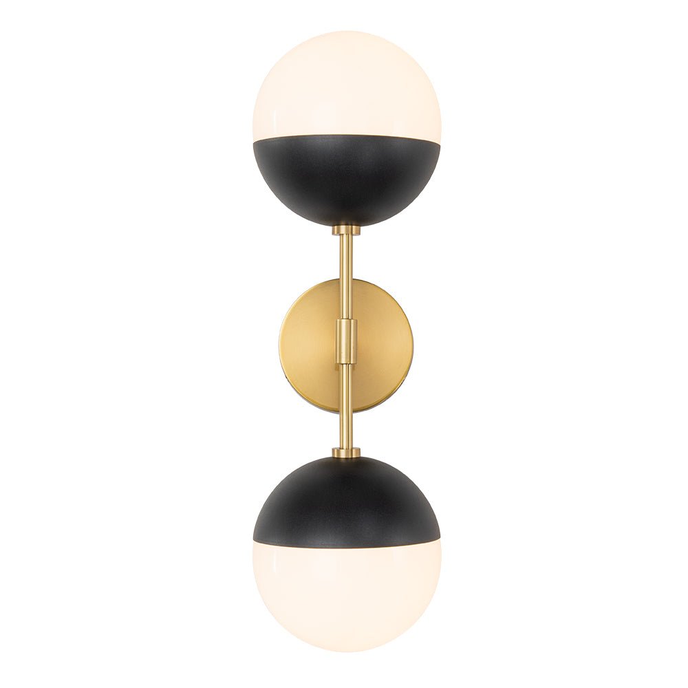 Ulfulix Modern Opal Glass Wall Sconce