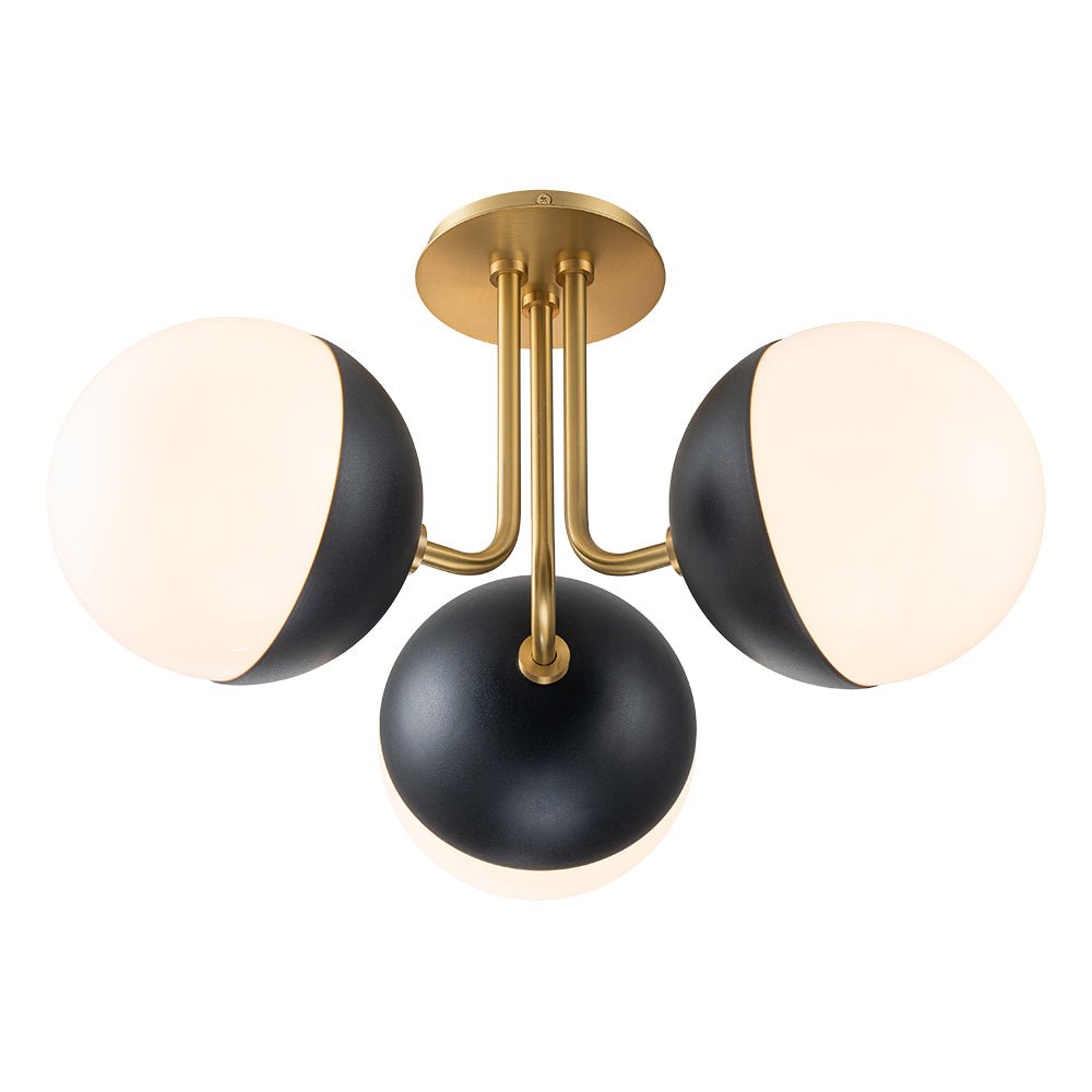 Aevuva Modern Milky Glass Ceiling Light