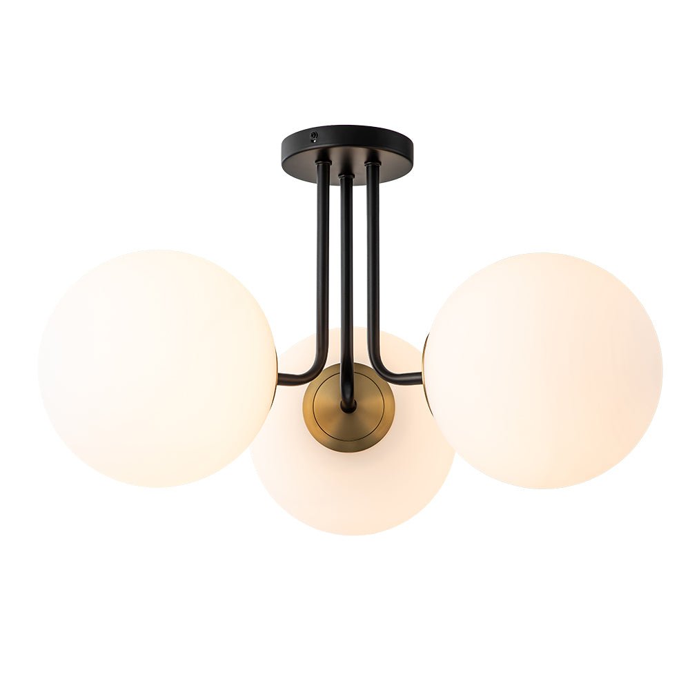 Ombra Modern Opal Glass Ceiling Light