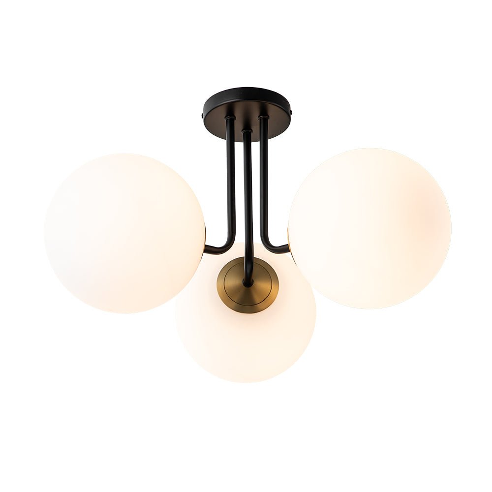 Ombra Modern Opal Glass Ceiling Light