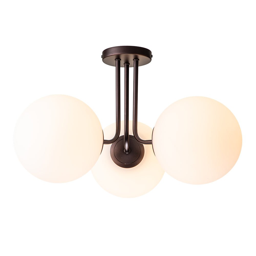Ombra Modern Opal Glass Ceiling Light