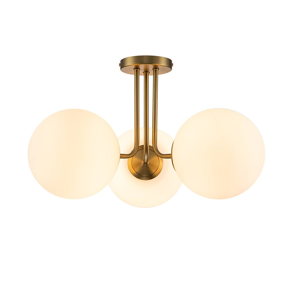 Ombra Modern Opal Glass Ceiling Light