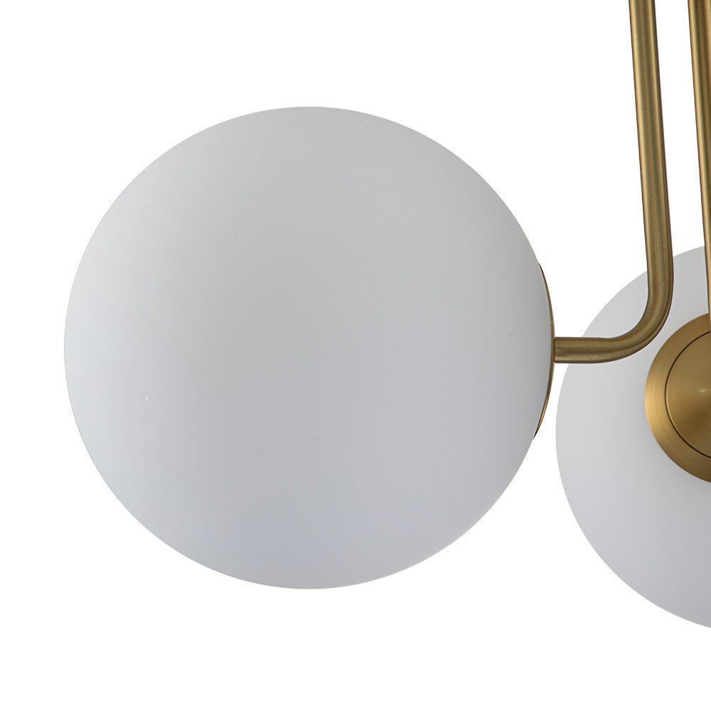 Ombra Modern Opal Glass Ceiling Light