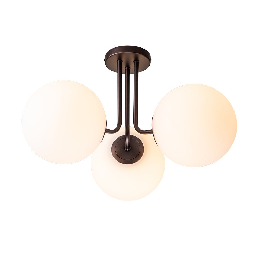 Ombra Modern Opal Glass Ceiling Light