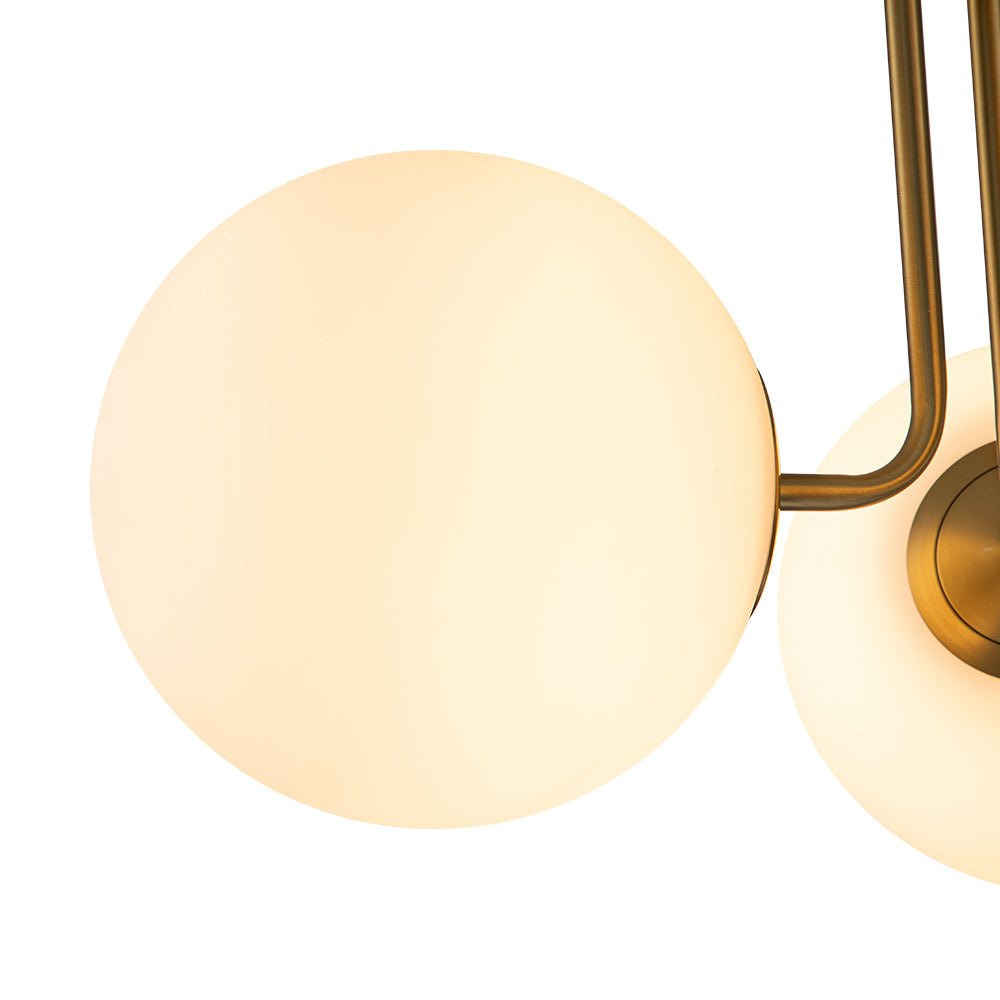 Ombra Modern Opal Glass Ceiling Light