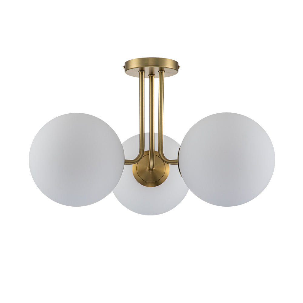 Ombra Modern Opal Glass Ceiling Light