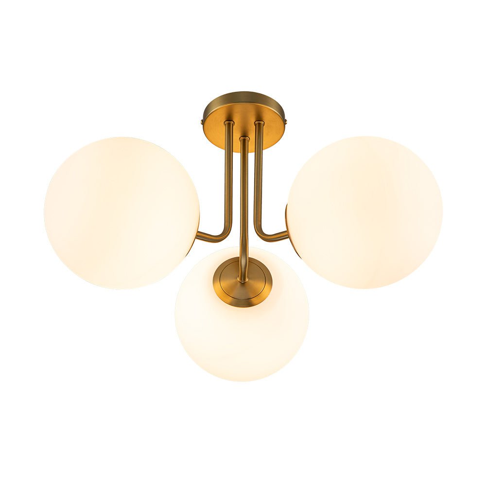 Ombra Modern Opal Glass Ceiling Light