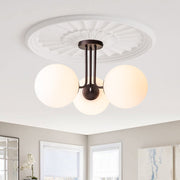Ombra Modern Opal Glass Ceiling Light