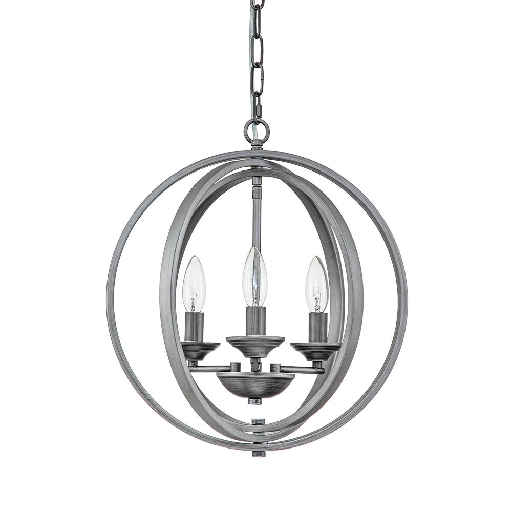 Kvennuvo Modern Geometric Globe Metal Pendant Light