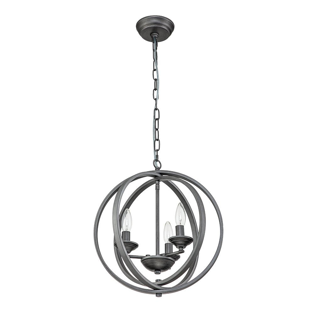 Kvennuvo Modern Geometric Globe Metal Pendant Light
