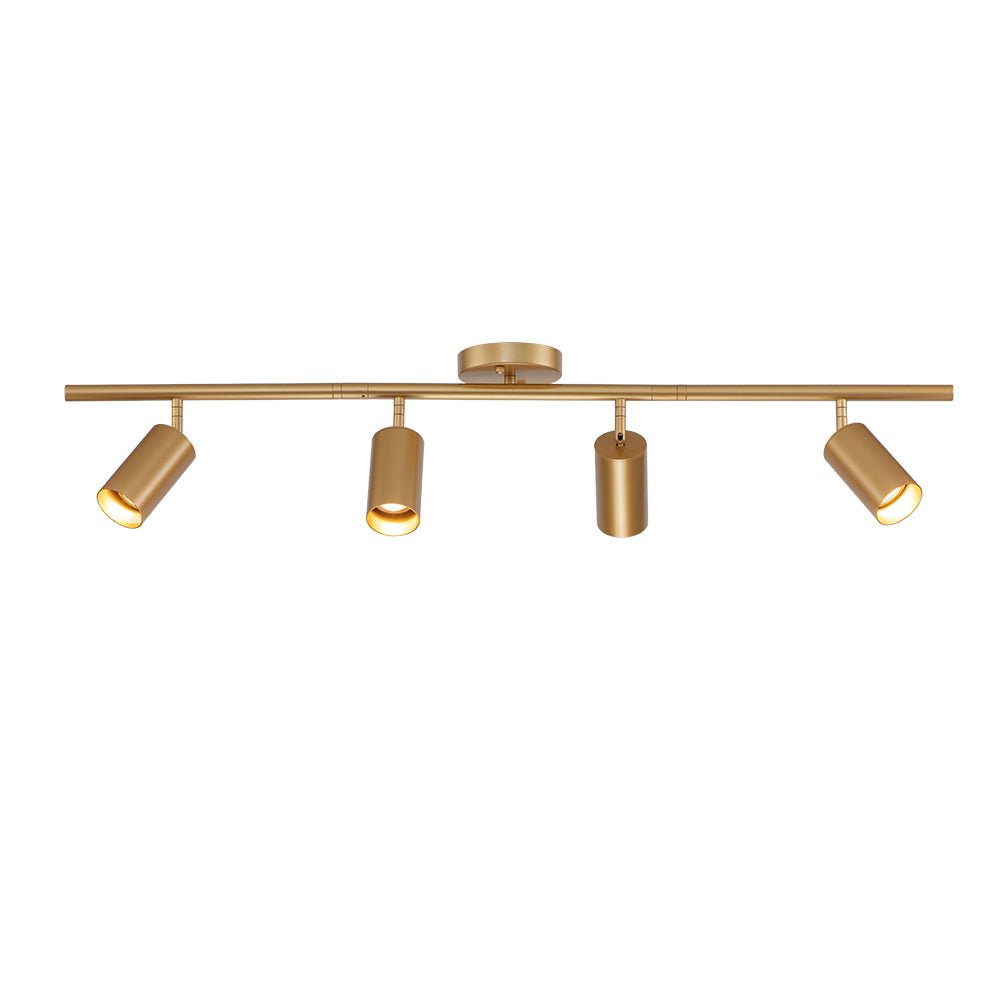 Lorina Modern Linear Metal Semi Flush Track Light