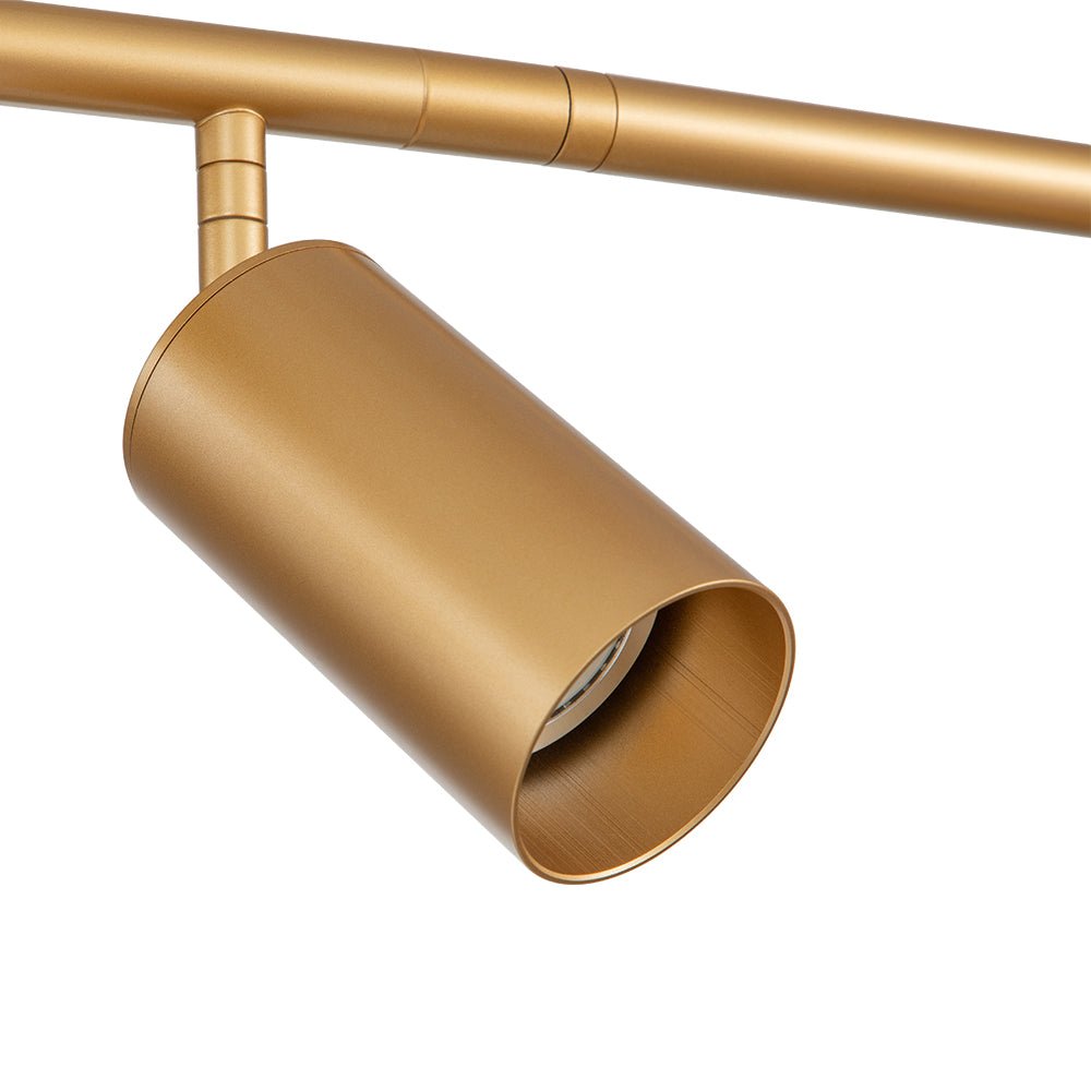 Lorina Modern Linear Metal Semi Flush Track Light