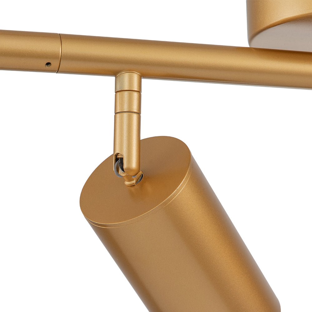 Lorina Modern Linear Metal Semi Flush Track Light