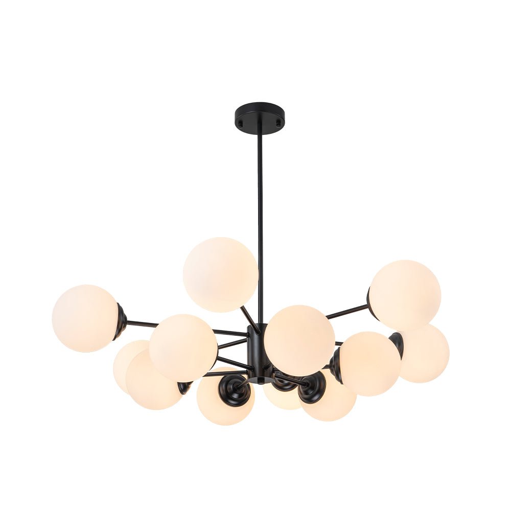 Fyrsta Modern Sputnik Opal Glass Chandelier