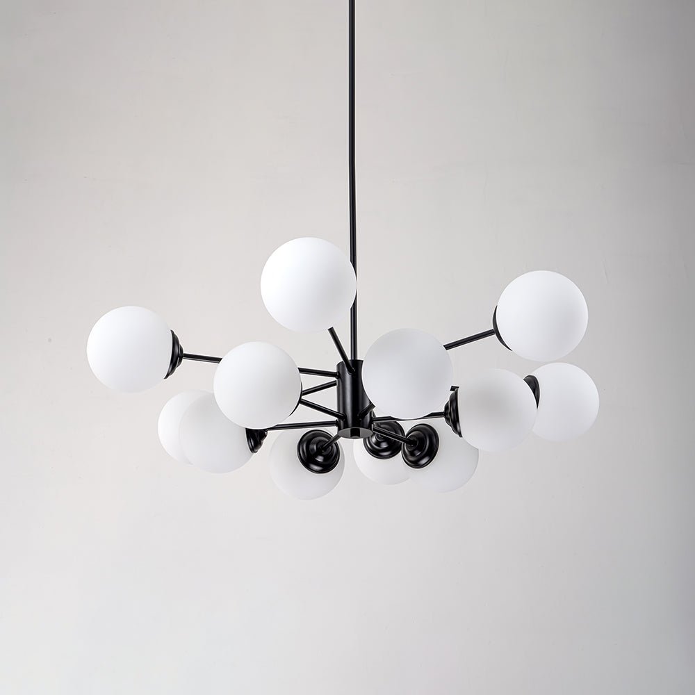 Fyrsta Modern Sputnik Opal Glass Chandelier