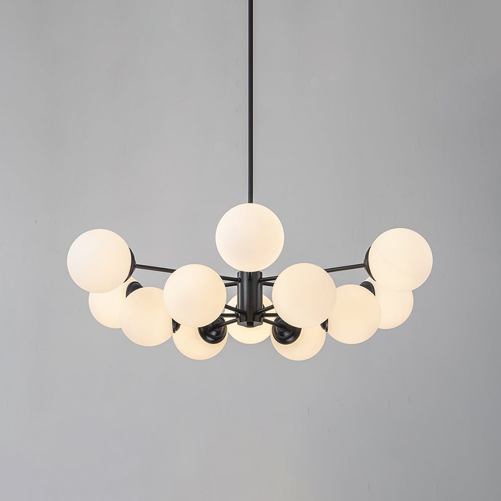 Fyrsta Modern Sputnik Opal Glass Chandelier