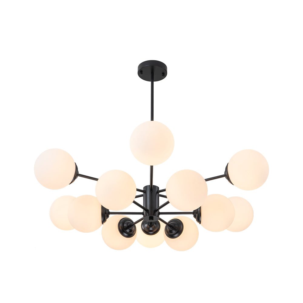 Fyrsta Modern Sputnik Opal Glass Chandelier