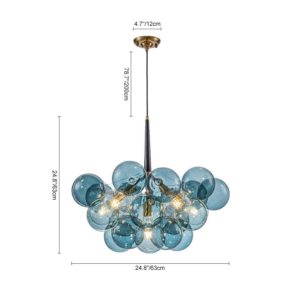 Elvora Modern Glass Chandelier