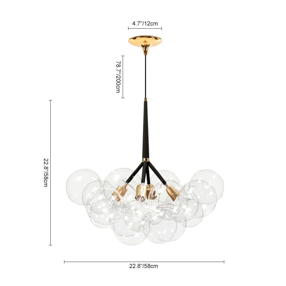 Luniva Modern Glass Chandelier
