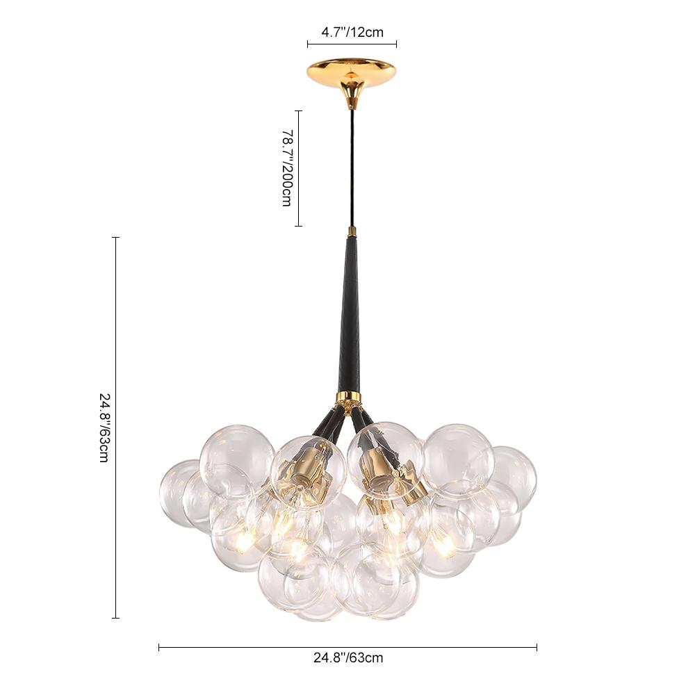 Luniva Modern Glass Chandelier
