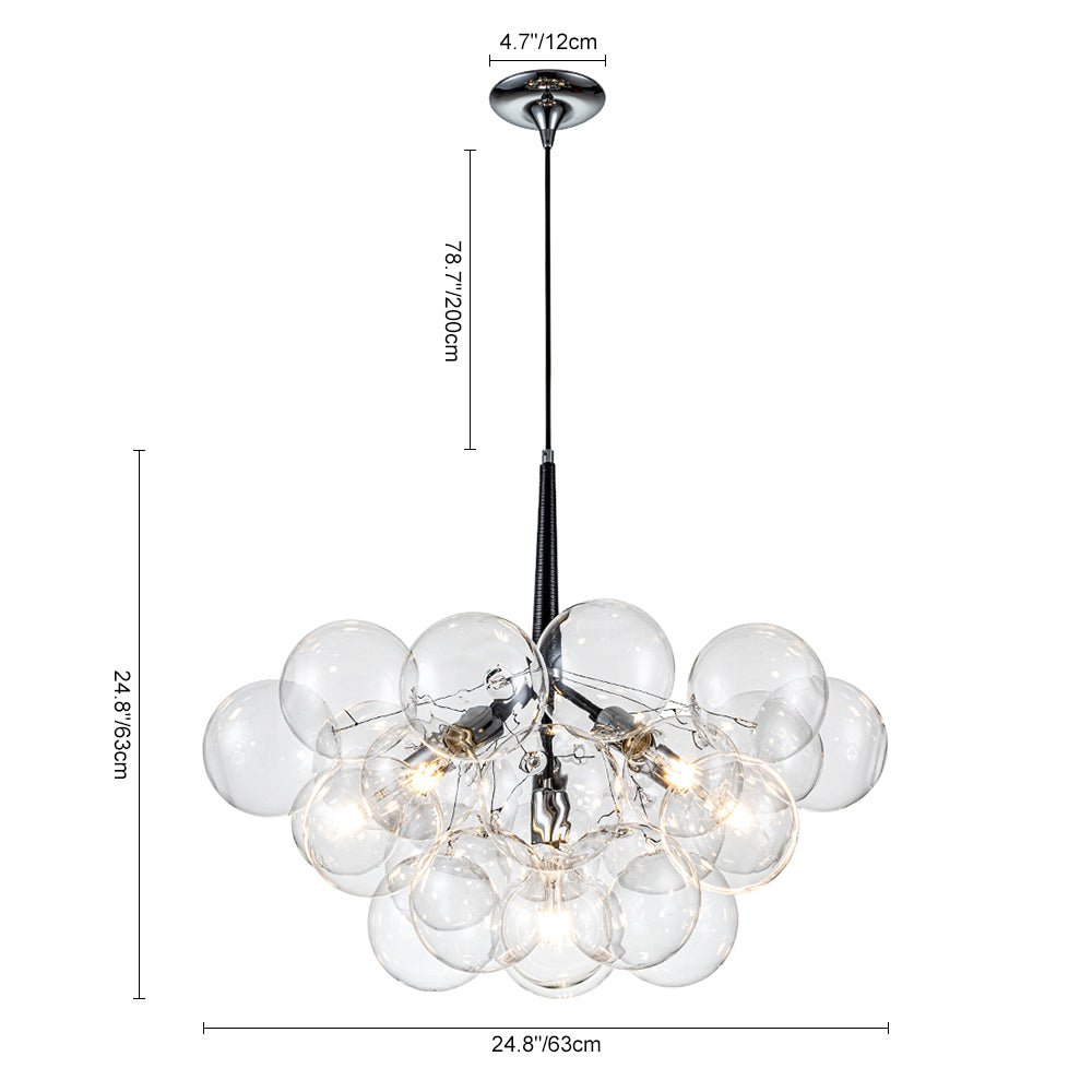 Vesara Modern Glass Chandelier