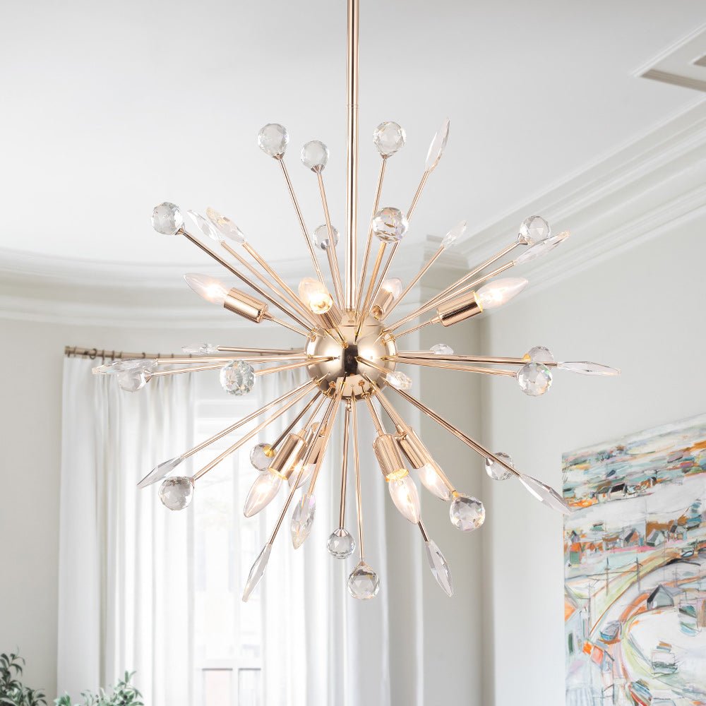 Sindri Modern Sputnik Crystal Chandelier