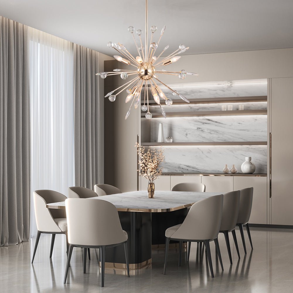 Sindri Modern Sputnik Crystal Chandelier