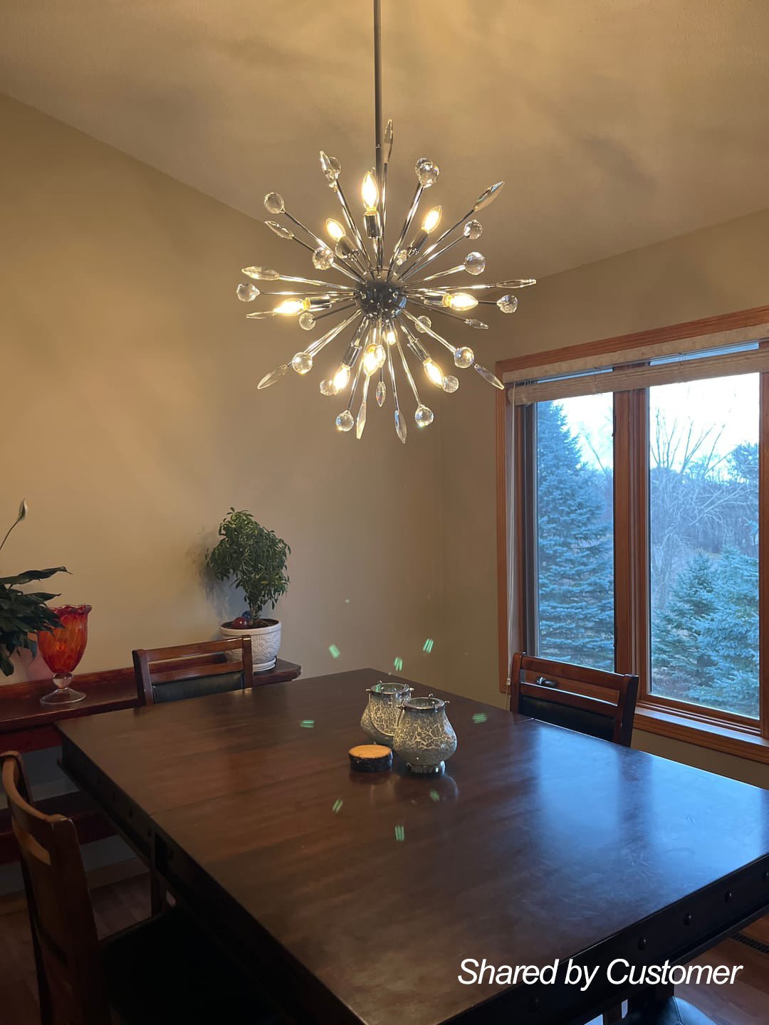 Sindri Modern Sputnik Crystal Chandelier