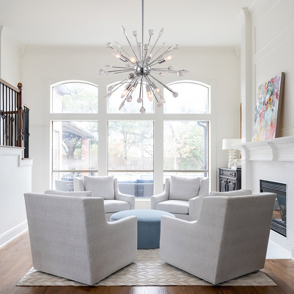 Sindri Modern Sputnik Crystal Chandelier