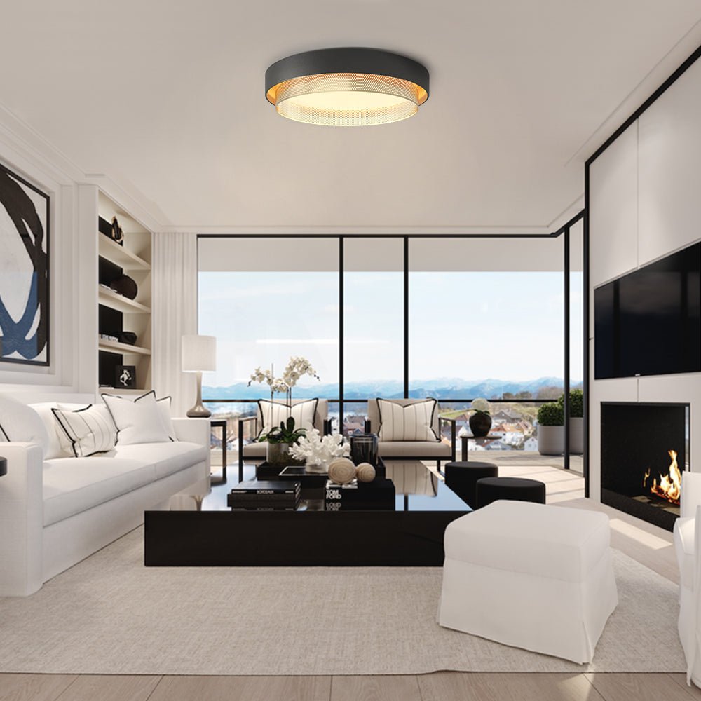 Zorlin Modern LED Metal Flush Mount Light