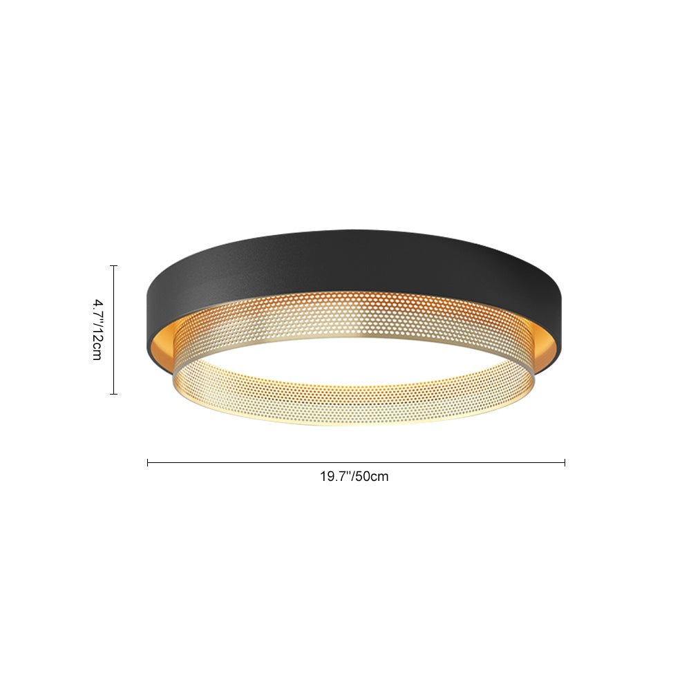 Zorlin Modern LED Metal Flush Mount Light