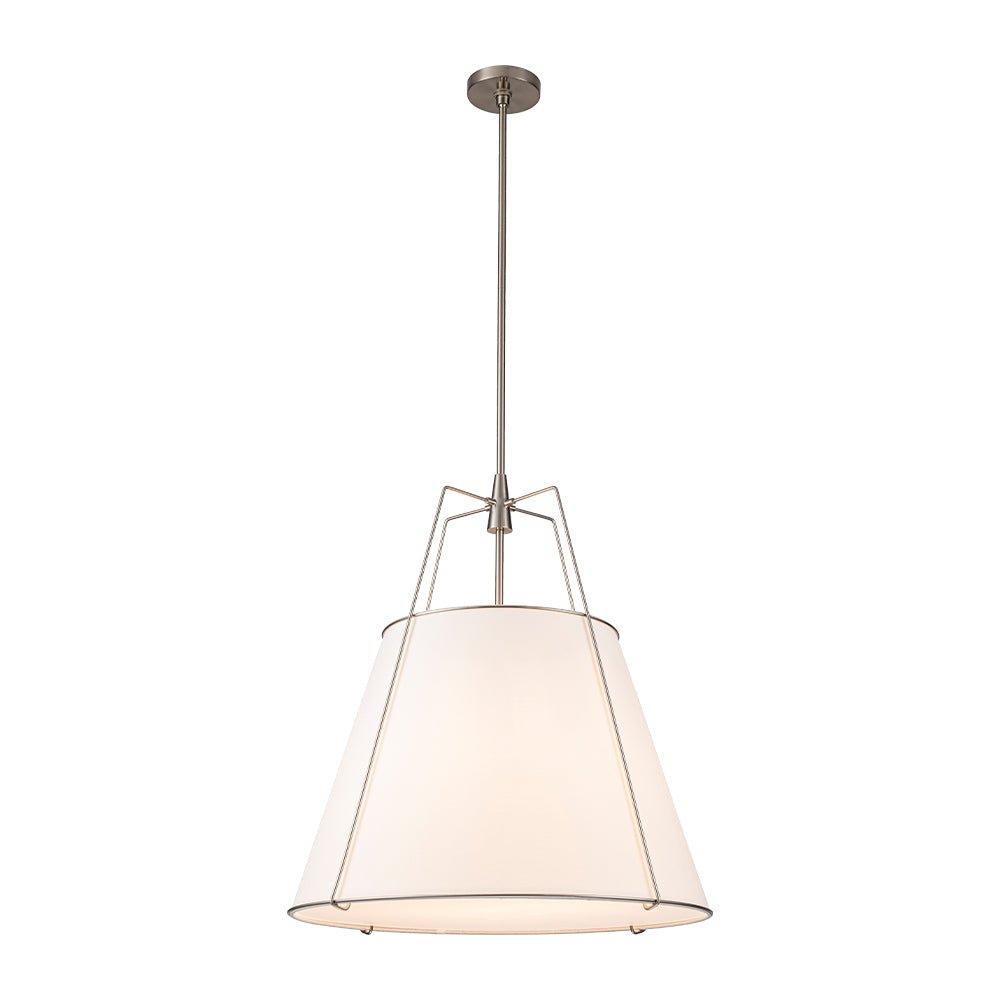 Seriva Modern Fabric Cage Pendant Light