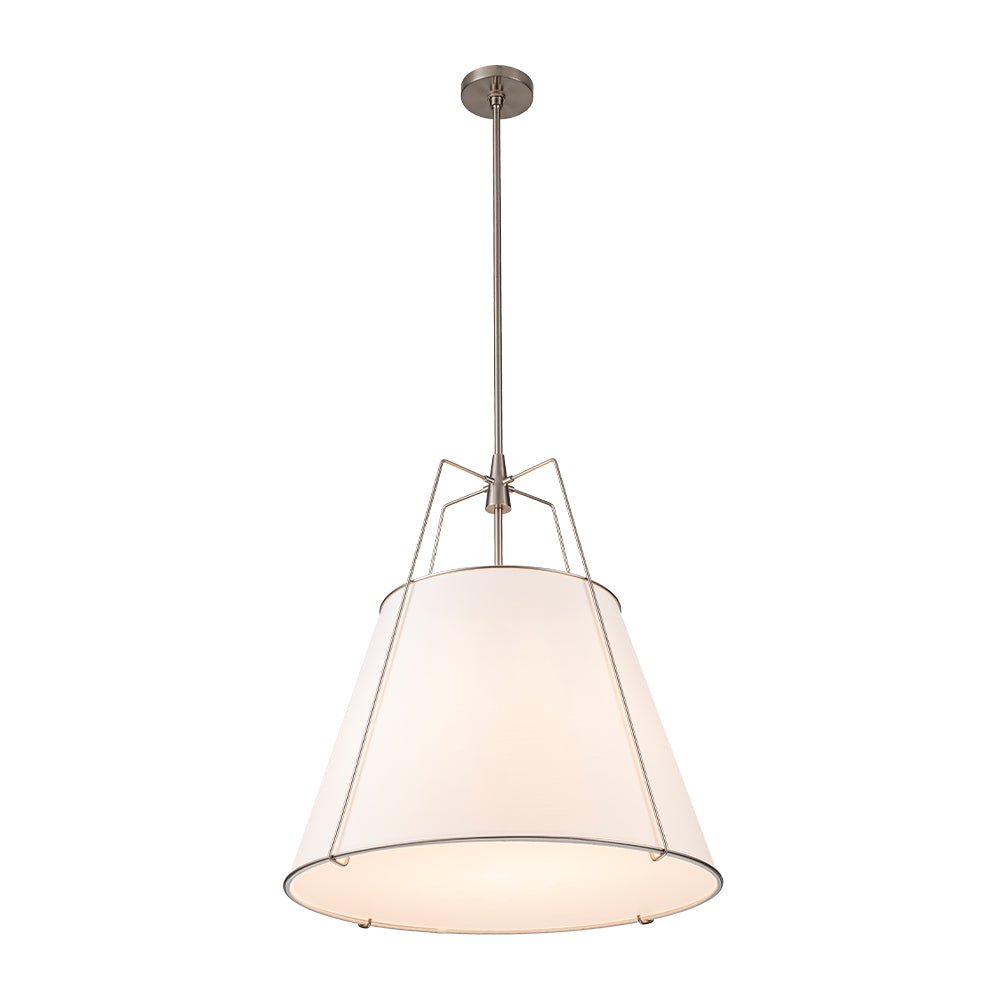 Seriva Modern Fabric Cage Pendant Light