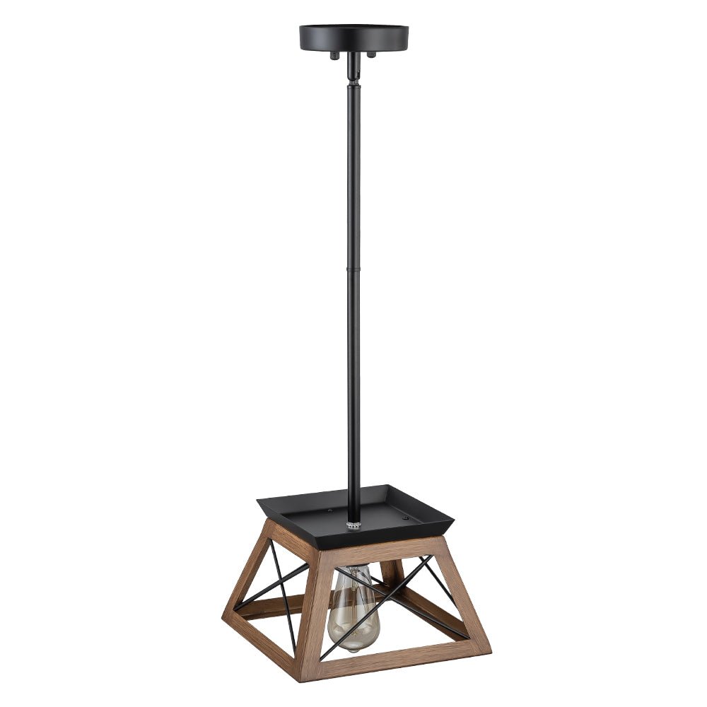 Ildar Modern Farmhouse Geometric Metal Pendant Light