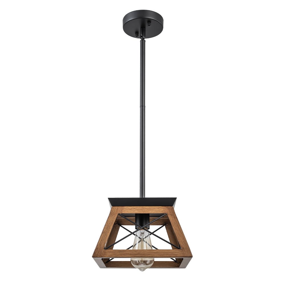 Ildar Modern Farmhouse Geometric Metal Pendant Light
