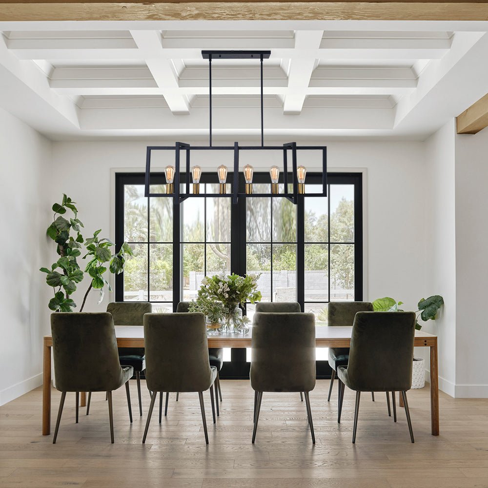 Quell Modern Farmhouse Metal Chandelier