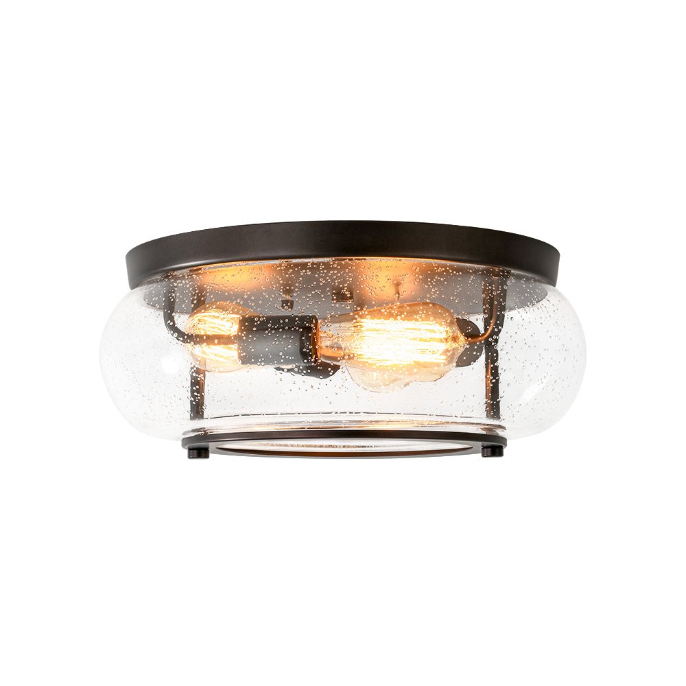 Mjolkuva Modern Farmhouse Seeded Glass Ceiling Light