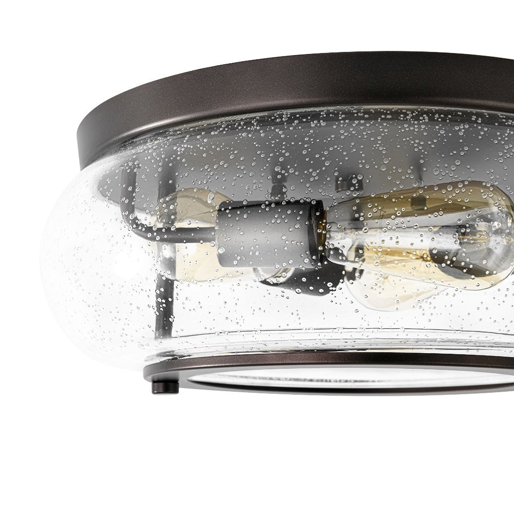 Mjolkuva Modern Farmhouse Seeded Glass Ceiling Light