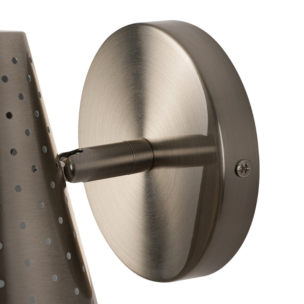 Himinuvyt Modern Funky Starry Pinhole Metal Wall Sconce
