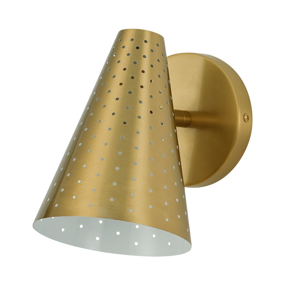 Himinuvyt Modern Funky Starry Pinhole Metal Wall Sconce