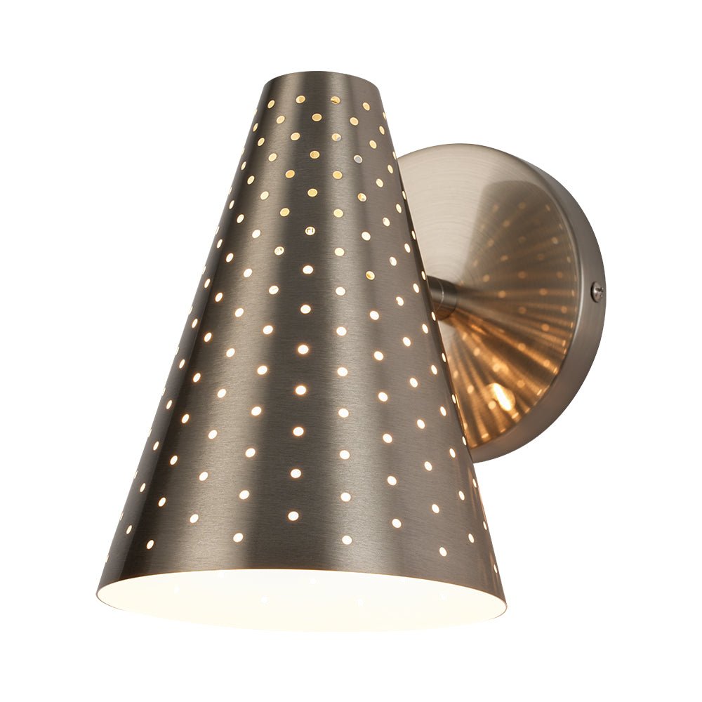 Himinuvyt Modern Funky Starry Pinhole Metal Wall Sconce