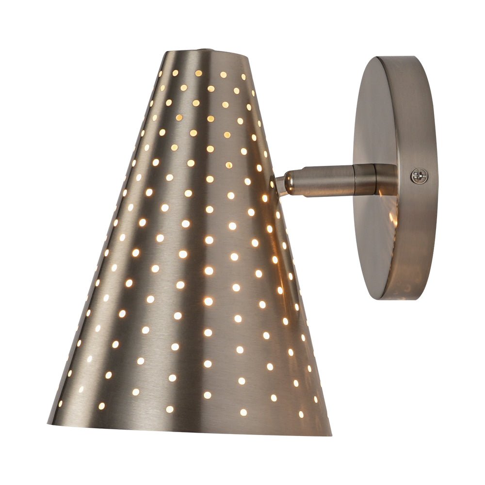 Himinuvyt Modern Funky Starry Pinhole Metal Wall Sconce