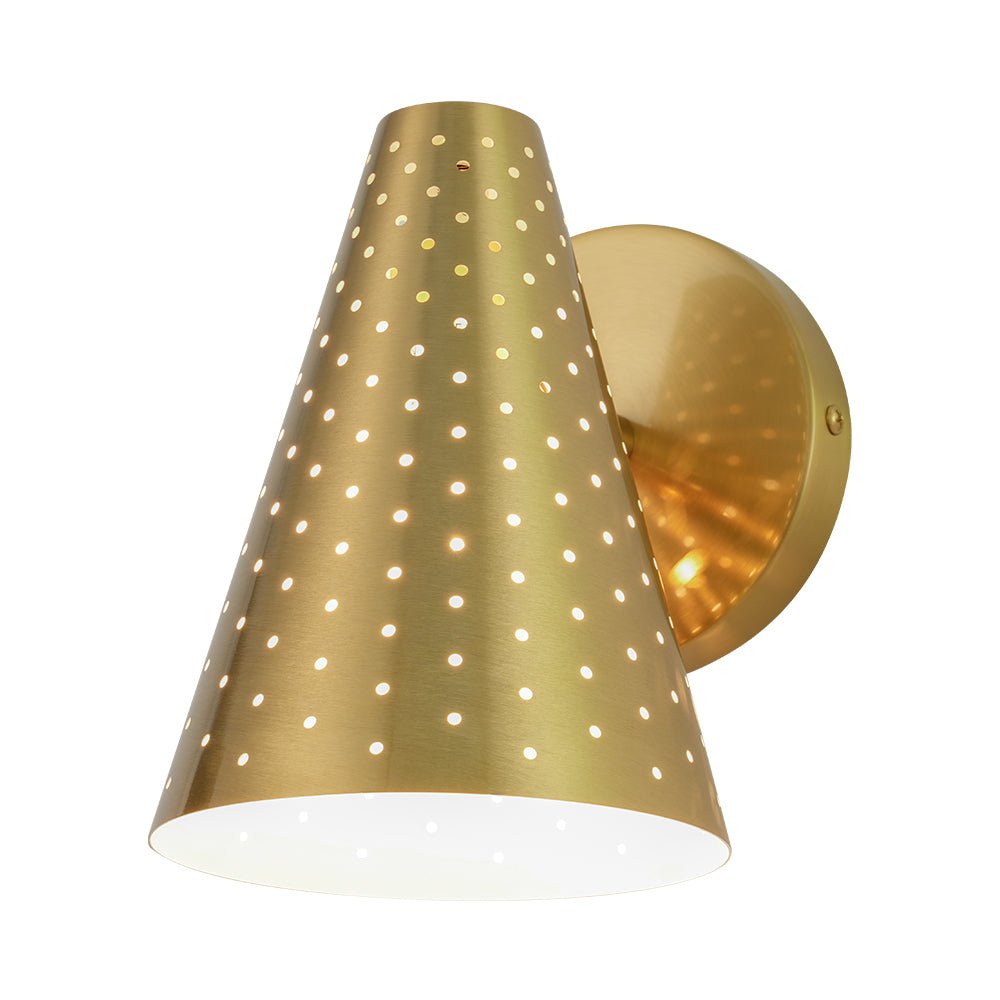 Himinuvyt Modern Funky Starry Pinhole Metal Wall Sconce