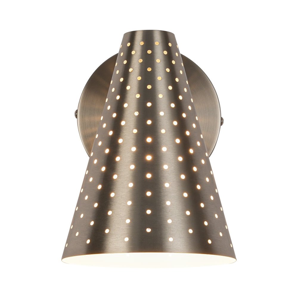 Himinuvyt Modern Funky Starry Pinhole Metal Wall Sconce