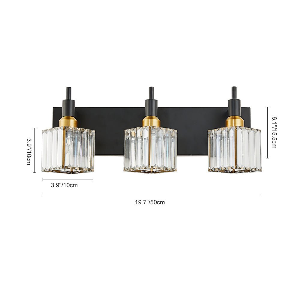 Eolius Modern Crystal Vanity Light