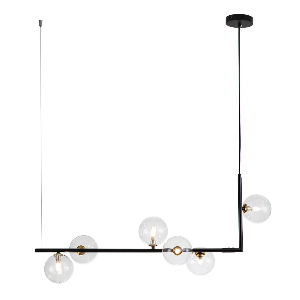 Blikuli Modern Linear Glass Pendant Light